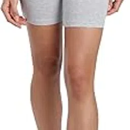 attwact Womens Shorts-Mid Waist Athletic Shorts for Women-Cotton Innershorts for Ladies, Womens Yoga Shorts, Grey-picture-11