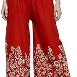 Meyara Flower Printed Casual Rayon Palazzo-Pant for Girls & Women-picture-50