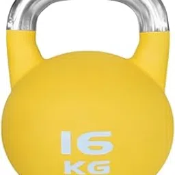 B Fit Matte Finish Competition Kettlebells Weight Workout Gym Equipment and Strength training sets for Women and Men for Home Gym - Suitable for Repetition Workouts (16 Kg)-image-27