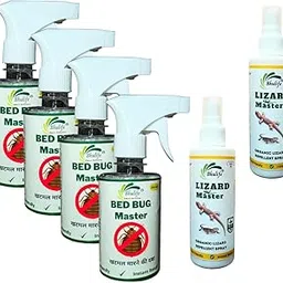 Organic Bedbug Killer Spray 250ML & Lizard Spray 100ML Combo |Natural Products | 250MLx4+100MLx2-image-14