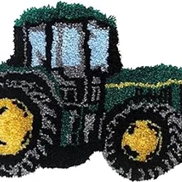 MYADDICTION Latch Hook Embroidery Kits Cushion Blank Pillowcase DIY Craft Dark Green car Crafts | Needlecrafts & Yarn | Rug Making | Latch Hooking | Latch Hooking Kits-picture-28