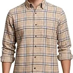 msstru Men’s Regular Fit Cotton Checked Casual Shirt | Full Sleeves | Soft Fabric | Daily & Office Wear-picture-39