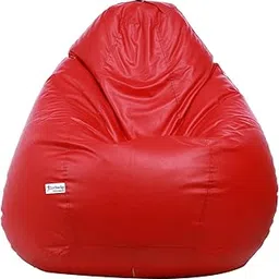 Sattva Classic Bean Bag Cover Without Beans XXXL Size - Red-picture-32