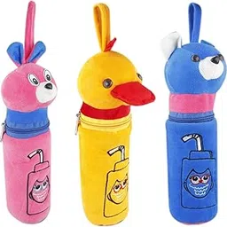 Ssimpex Soft Plush Baby Bottle Cover | Cute Feeding Bottle Holder | Warm Insulated Bottle Cover for Newborns & Toddlers | Multicolour Pack1 (33-picture-12