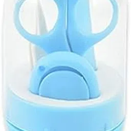 Episkey Baby, Infant and Toddler Blue Grooming Kit with Scissors | Baby Shower Gift for Girls and Boys (Blue) (4 in 1 B.KIT)-picture-15