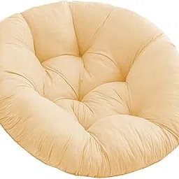 Jazzy Pearls® Hanging Egg Chair Cushion Round Soft Floor Pillow for Living Room Home Porch Beige|Home & Garden | Yard, Garden & Outdoor Living | Patio & Garden Furniture | Cushions & Pads-picture-13