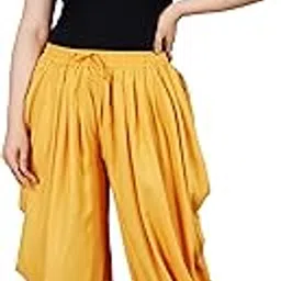 stricklin Women's Rayon Traditional Dhoti Pants Patiala Salwar Bottom Wear | Ethnic Wear Relaxed Stylish Loose Fit | Harem Pants-picture-19