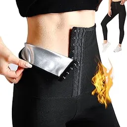 Sauna Sweat Shapewear Leggings Pants Workout Suit Waist Trainer Shaper Sweatsuit Exercise Fitness Gym Yoga Women-picture-17