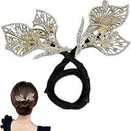 Magic Hair Bun Maker French Hairstyle Twist Bun Maker Lazy Hair Curler Hair Barrettes Bun clip Elegant Hair Accessories for Women Girls (WHITE)-picture-39
