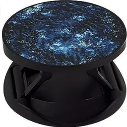 eggshell® Tabletop Finger Grip & Mobile Holder Premium Super Matt Finish Effect Back Holder (Mobile Selfie Finger Grip) with Expanding Stand for All Smartphones & Tablets (Blue Stardust Abstract)-picture-23