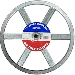 Chicago Die Casting 1200a Single V Grooved Pulley, 12" X 5/8"-picture-58