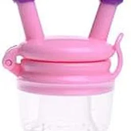 AIRPARK Baby's Silicone Fresh Fruit Food Grade Soft Safe BPA-Free Pouches Feeder Nibbler Pacifier Teether Training Massaging Toy. (Pink)-image-85