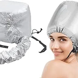 RECLUSE Portable Hair Dryer Bonnet Attachment,Hair Care Thermal Head Spa Cap Curl Setting & Frizz Control, Hair Treatment for Women, Natural & Curly Hair Control Detachable Electric for Home Salon Use-image-34