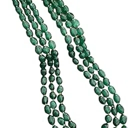 aamrapali silver gems Hydro Rose Pink/Red/Green Beaded Layered Necklace for women, 18-20 Inches- 3 Line-picture-18