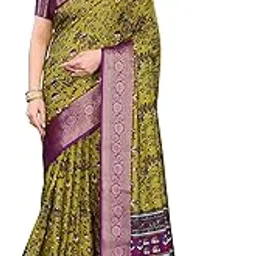 superlaxmi Pure Dola Silk Printed Saree With Jacquard Border-picture-18