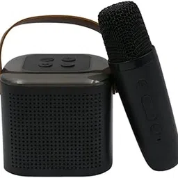 Wireless Speaker Microphone Set, RGB Light Support Memory Card PortableKaraoke Machine Good for Travel TV-image-92