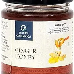 Future Organics Pure Healthy Ginger Honey 100% Natural - 250 Grams | Honey infused with Extracts of Fresh Ginger | No Added Sugar No Added Color Flavour Unadulterated | for Cold and Cough, Strengthens Immunity | Anti-Viral and Anti- Bacterial |Perfect for a Healthy Lifestyle-picture-16