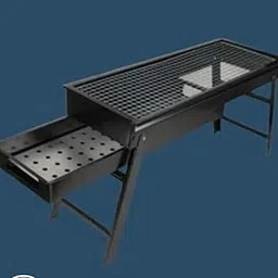 Portable Charcoal BBQ Grill, Foldable Design, Lightweight 1.95kg, Outdoor and Home Use, Easy Assembly, with Removable Cooking Net-picture-29