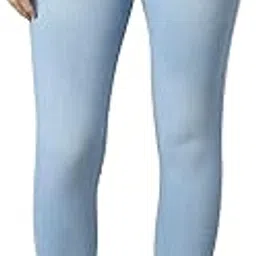 venus 35 Women's Light Blue High Waist Skinny Jeans – Stretchable Ankle-Length Denim with 3-Button Closure-picture-11