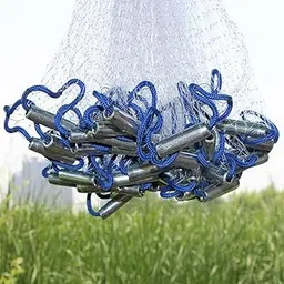 8/10/12ft Fishing Hand Cast Net Bait Easy Throw Strong Nylon Mesh 8ft-picture-30