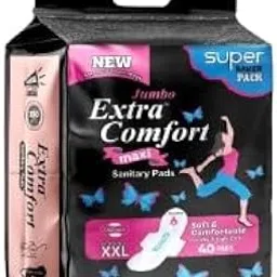 Extra Comfort Sanitary Pads, XXXL Size, Jumbo Pack, 40 Pads, Day And Night Use Pad-21 (Pack of 14)-picture-38