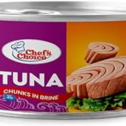 Chef's Choice Canned Tuna Chunks in Brine 185g | Immunity Booster | Super-food | Seafood | Essential Nutrients | No Artificial Preservatives | Natural Flavour | Store in Cool & Dry Place-image-75