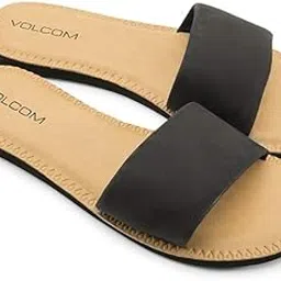 volcom Women's Simple Synthetic Leather Strap Slide Sandal-picture-18