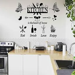 Wall Attraction Kitchen Quote Wall Sticker & Mural Sticker for Wall Size - 71x55cm NBD56-picture-35