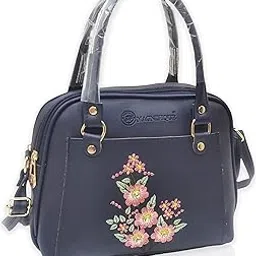 Trendy Sling Crossbody Bag for Girls and Women | Made with Durable Vegan Leather Material | Carefully Handcrafted | Zip Closure | Adjustable and Detachable Straps | Multicolor (ISR_SB39_B)-picture-55