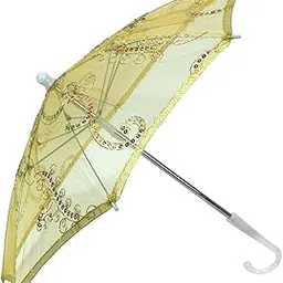 infispace Handmade Mini Lace Parasol Umbrella for Wedding Decor, Photoshoot & Party props (12 Inches)-picture-52