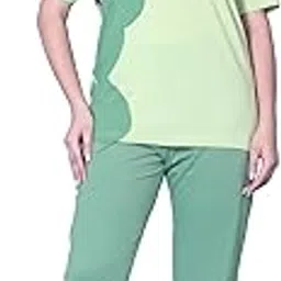 after skies 100% Cotton Suit Set for Women | Night Suit & Pajama Nightwear Set with Pockets | Stylish Co-Ord Loungewear & Sleepwear | Ladies Cotton Night Dress Combo-picture-44