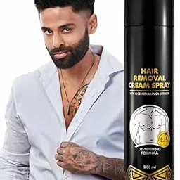ALI SHIPPING Men's No-Pain Full Body Hair Removal Spray – Effortless Chest, Back & Body Hair Remover for Men’s Grooming, De-Tanning Formula, 200ml-image-18