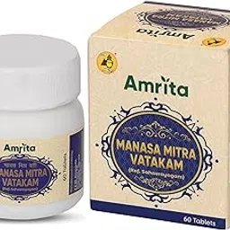 Amrita Manasamitra Vatakam Ordinary | 60 tablets | Improves Overall Wellness-picture-57