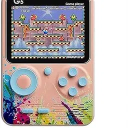 RFV1 G5 500 In1 Colorful Handheld Mini Retro Game Box Also Connect with TV Option for Kids with Games Like Super Mario Bros Contra Islander Bomber Man etc. (Assorted Colour)-picture-31