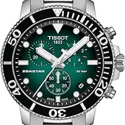 tissot Seastar Chronograph Green Dial Men's Watch T120.417.11.091.01-picture-28