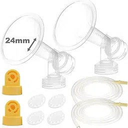 nenesupply Breast Pump Kit for Medela Pump in Style Advanced Breastpump. Breastshield 24mm (M)-picture-33
