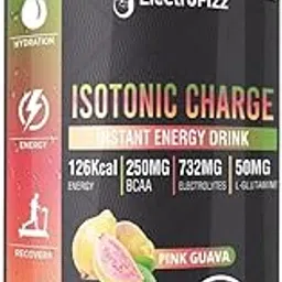 ElectroFizz Isotonic Energy Drink Powder for Endurance Sports & Fitness Activities, 1 Kg Jar - Guava-image-15