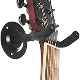 amazon basics Alloy Steel Guitar Wall Hanger/Mount with Fittings/Accessories, Black-picture-31