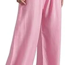fancy star Women Super-Combed Cotton and Rayon Solid Full Length Regular Palazzo-picture-30