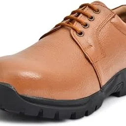 pillaa Men's Genuine Leather Industrial Steel Toe Safety Shoes (6 UK to 11 UK)-picture-42