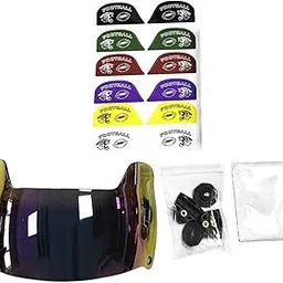 HEAVENGLOW Football Enhance Visibility and Protect Your Eyes for Football Helmets Colorful Blue-Sporting Goods-Team Sports-Football-Clothing, Shoes & Accessories-Helmets & Hats-image-14