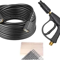 Digital Craft Pressure Washer Hose Pipe 170Bar 2465PSI, M22*1.5 * 14mm High Pressure Washer Hose Spray Water Pressure Washer Pipe,Dusting Cloth & Floor Mop,Pressure Washer Gun,-picture-16