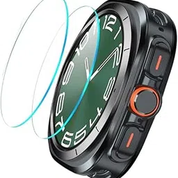 Meyaar Screen Protector for Galaxy Watch Ultra 47mm (2024 & 2025), Tempered Glass Accessories Compatible with Samsung Galaxy Watch Ultra 7/8 – Not for Other Models (Pack of 2)-picture-43