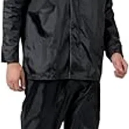 tagas Men's Raincoat ||Waterproof for Bike ||Reversible Double Layer with Hood || Set of Top and Bottom With Cap rain Wear-picture-37