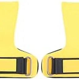 THE STYLE SUTRA® Weight Lifting Wrist Straps Pull Ups Workout for Deadlifts Rows Bodybuilding Yellow | Sporting Goods | Fitness Running & Yoga | Strength Training | Gloves Straps & Hooks-image-36