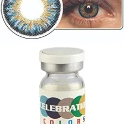 CELEBRATION COLORS Yearly Color Contact Lense 1 Piece(1 Count of Lense), Color - Honey Allure, Optical Power -0.75-picture-36