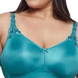 triumph Women's Polyamide Lightly Padded Wire Free Casual Minimiser Minimizer Bra-picture-55