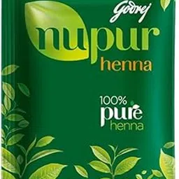 Godrej Nupur Pure Henna/Mehendi Powder Pouch, 60g image 1