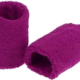 SAZ DEKOR Sports Basketball Badminton Unisex Sweatbands Wristbands Rose red-picture-22