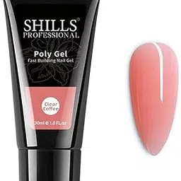 SHILLS PROFESSIONAL Nail Art Fast Building Poly Nail Gel Camel (Clear Coffee)-picture-34